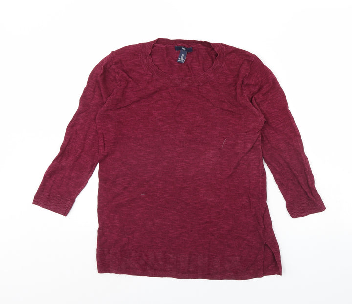 Gap Womens Red Pullover Jumper Size S