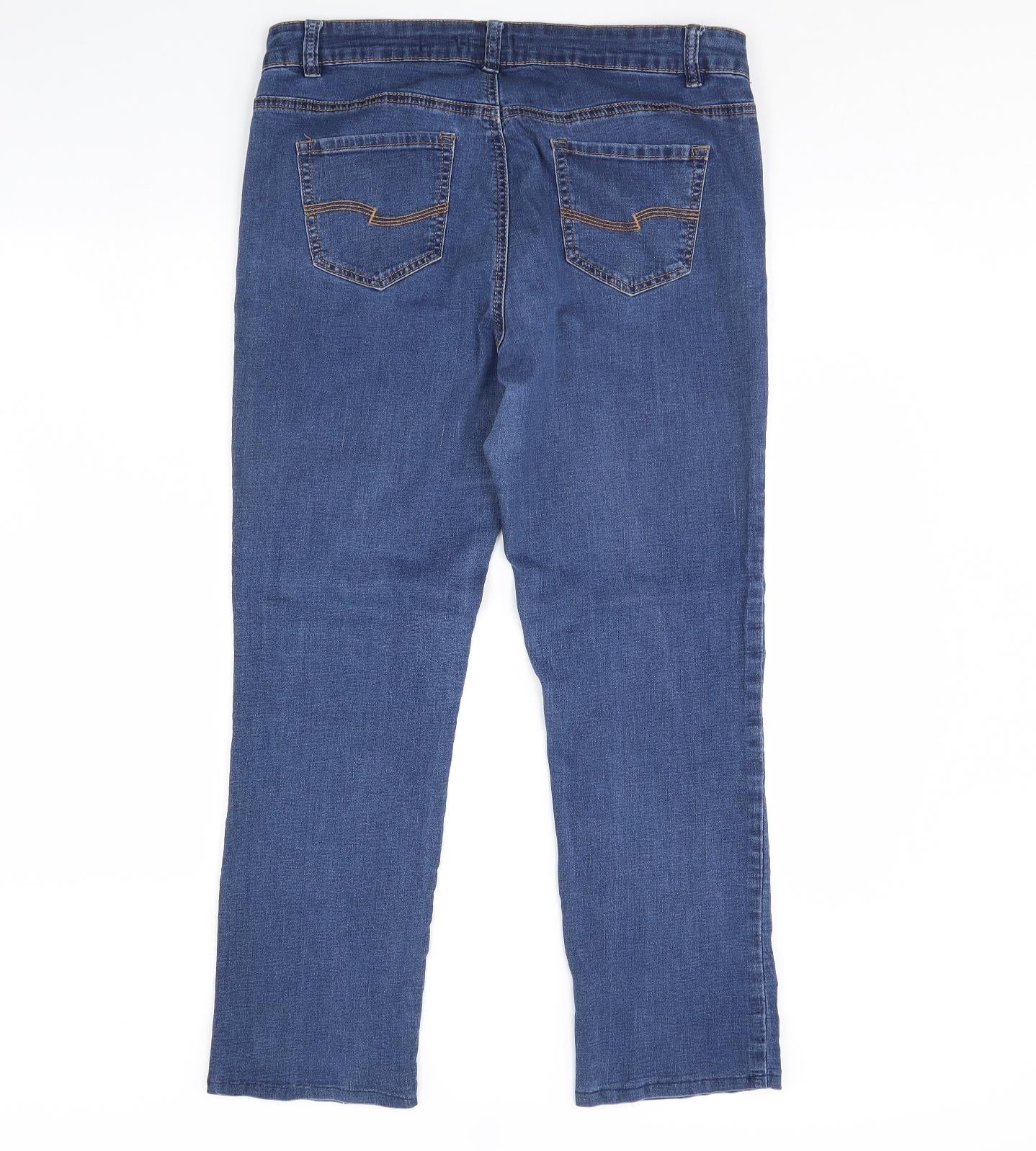 TU Womens Blue  Denim Skinny Jeans Size 14 L28 in