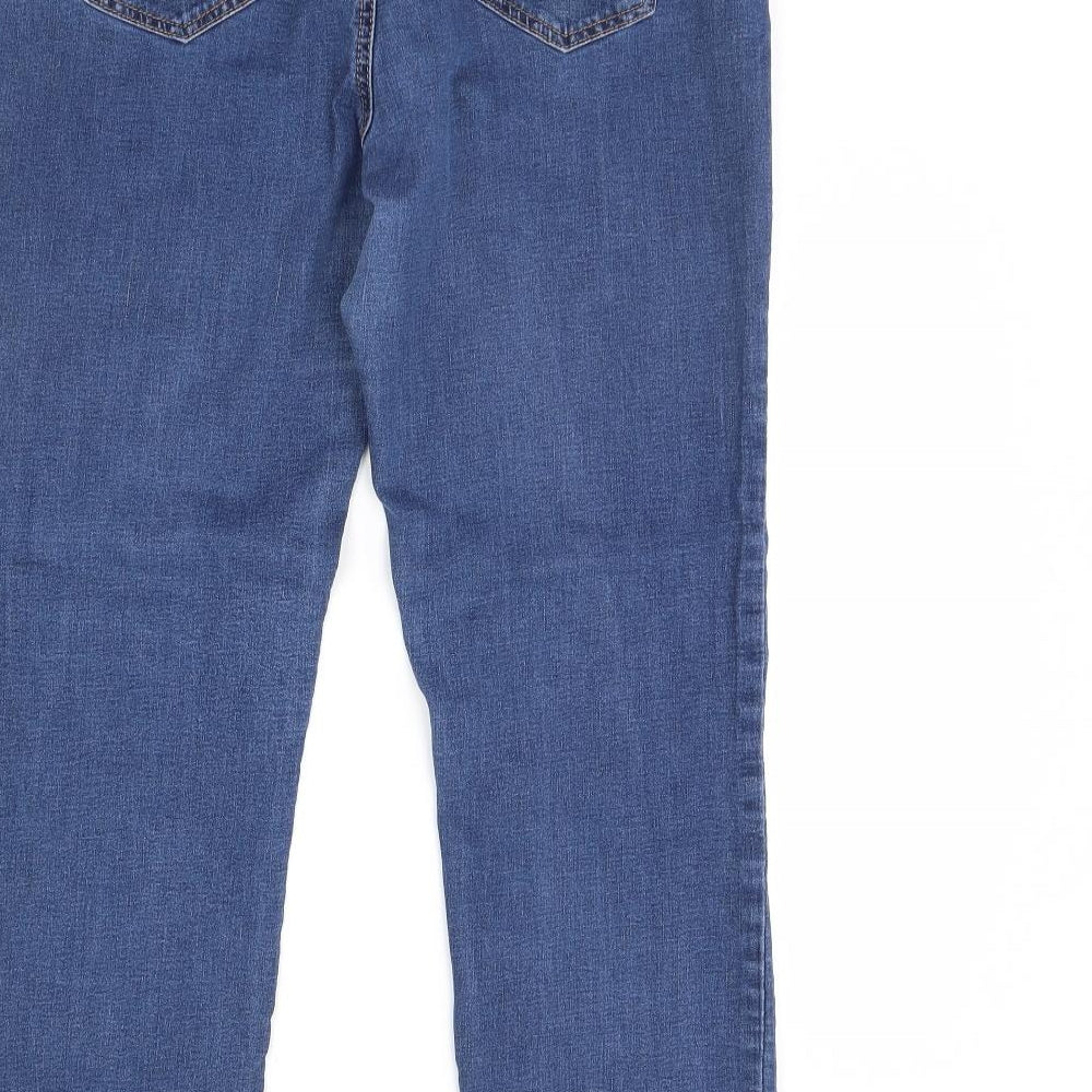 TU Womens Blue  Denim Skinny Jeans Size 14 L28 in