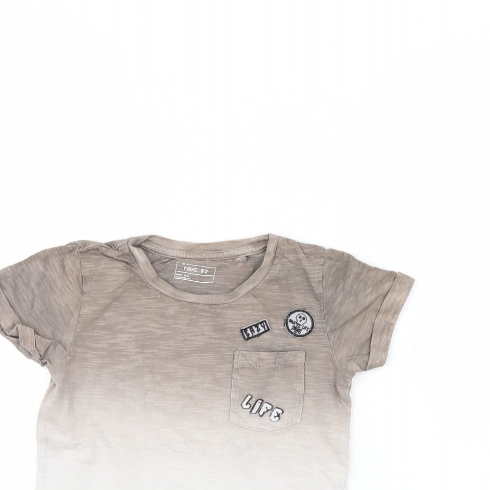 NEXT Boys Brown   Basic T-Shirt Size 3 Years