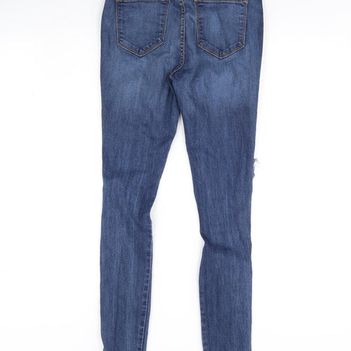 Fashion Nova Womens Blue  Denim Skinny Jeans Size 28 in L29 in