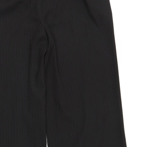 Nightingales Womens Black Striped  Trousers  Size 20 L32 in