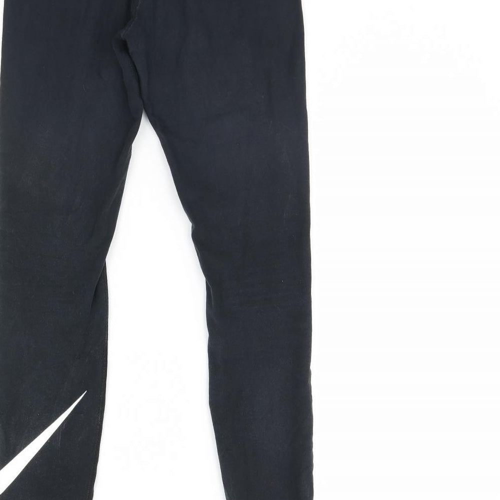 Nike Girls Black   Capri Trousers Size 12 Years
