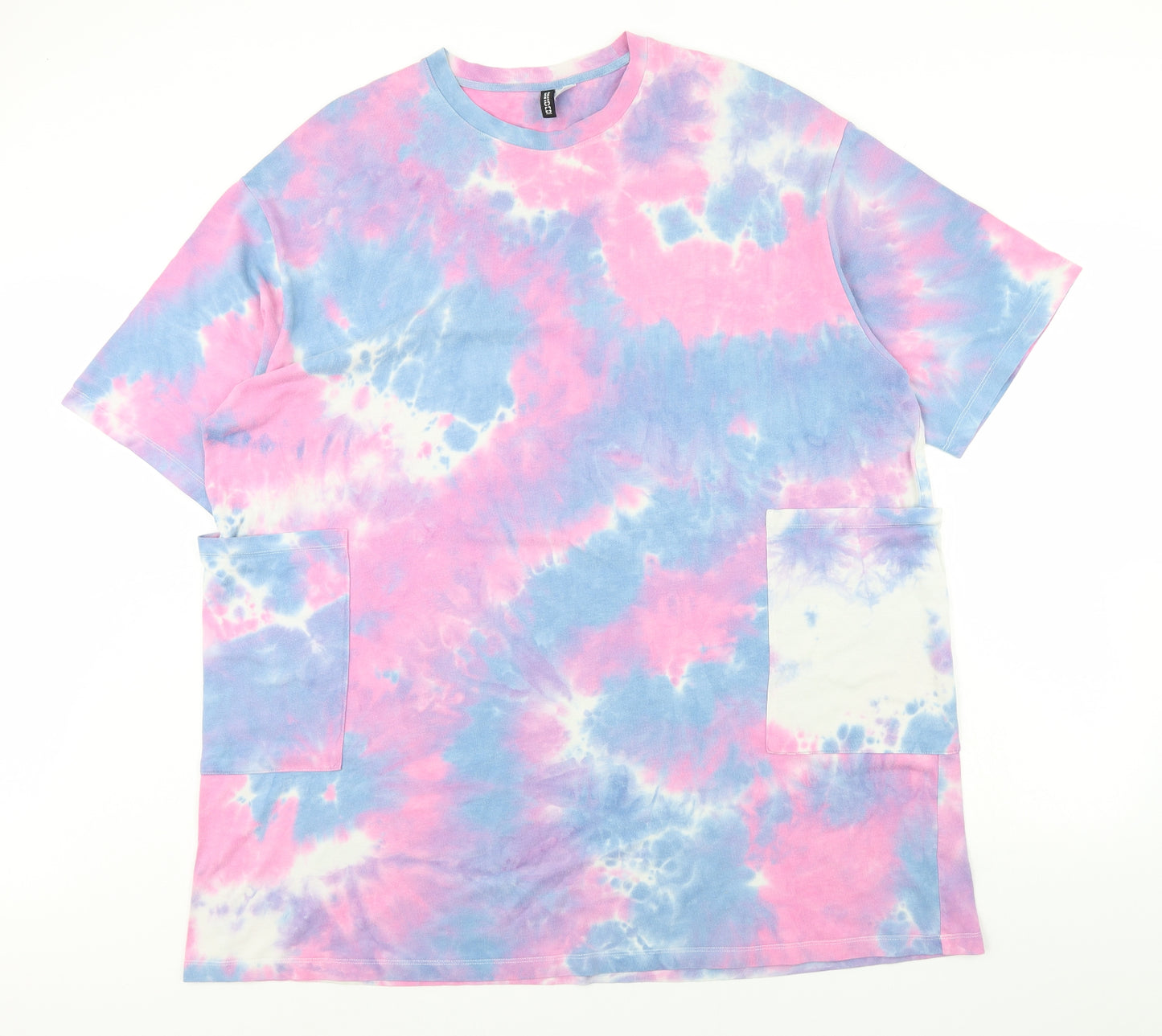 Divided Womens Blue   T-Shirt Dress  Size XL  - Tie Dye
