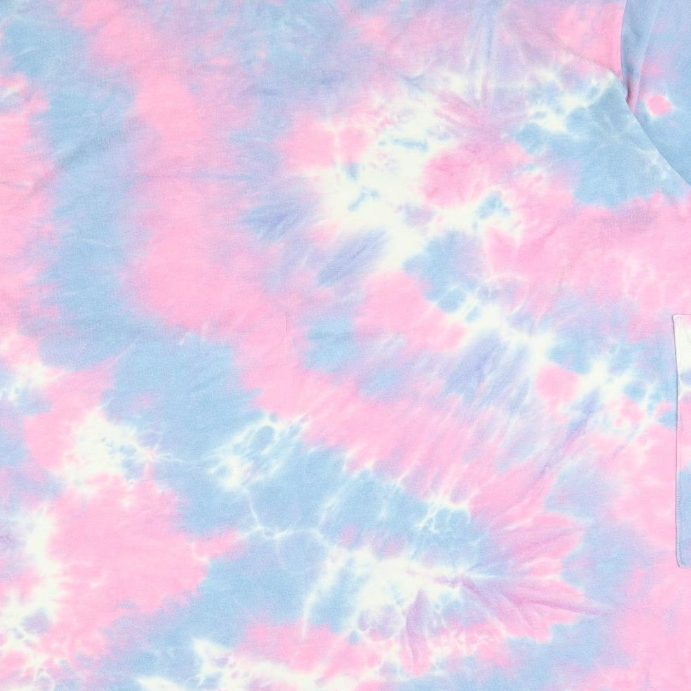 Divided Womens Blue   T-Shirt Dress  Size XL  - Tie Dye
