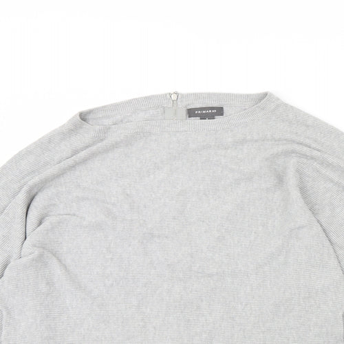 Primark Womens Grey   Pullover Jumper Size S