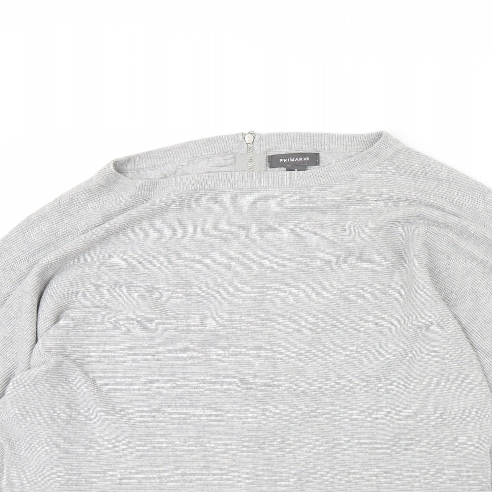 Primark Womens Grey   Pullover Jumper Size S