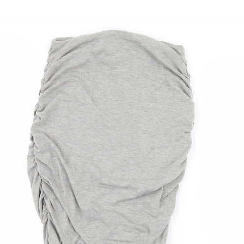Preworn Womens Grey   Straight & Pencil Skirt Size 26 in