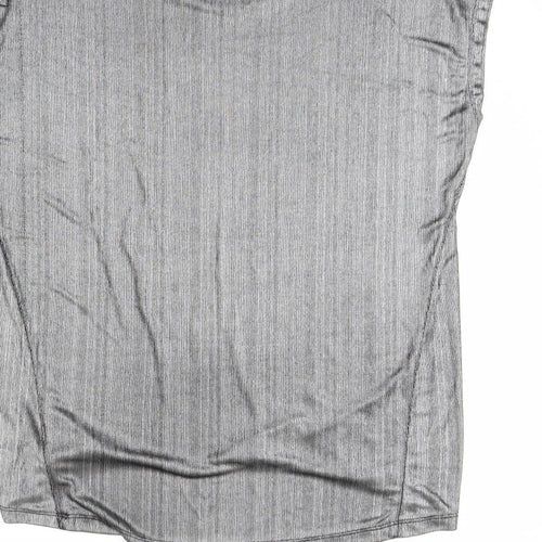 QED London Womens Silver   Basic T-Shirt Size S