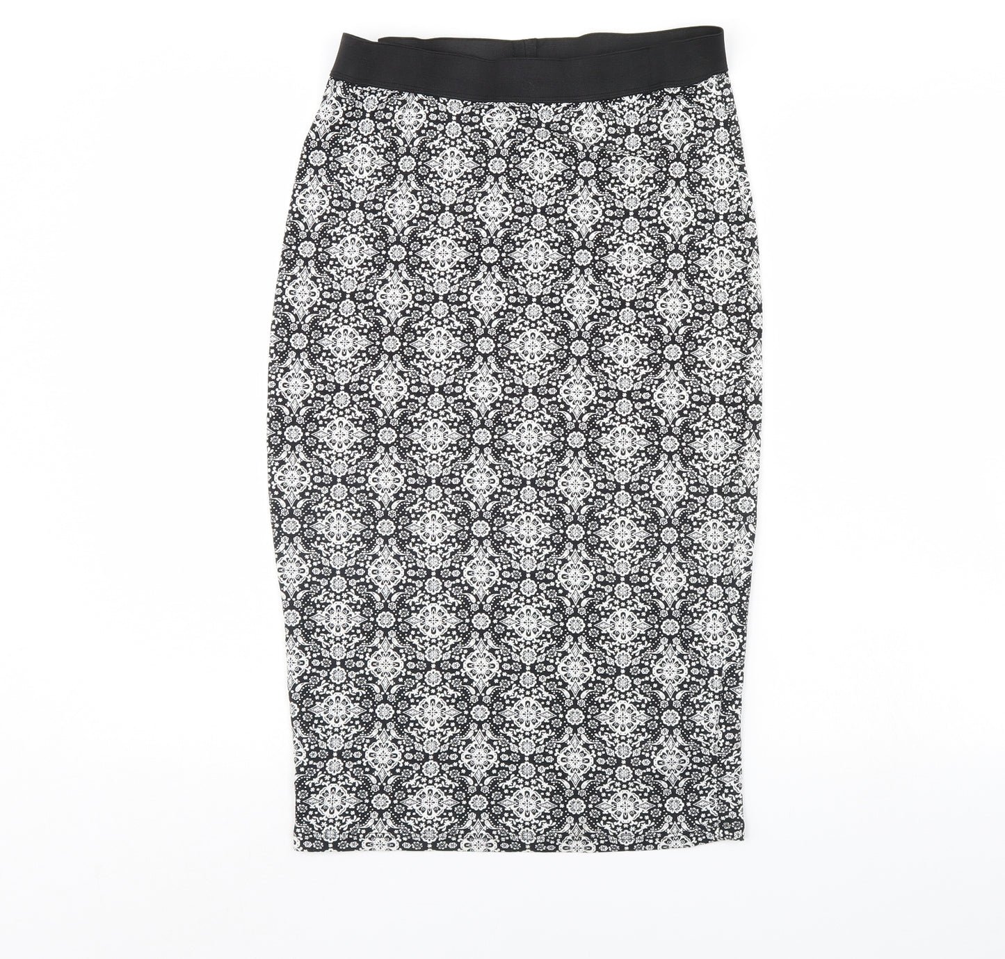 George Womens White Fair Isle  Bandage Skirt Size 10