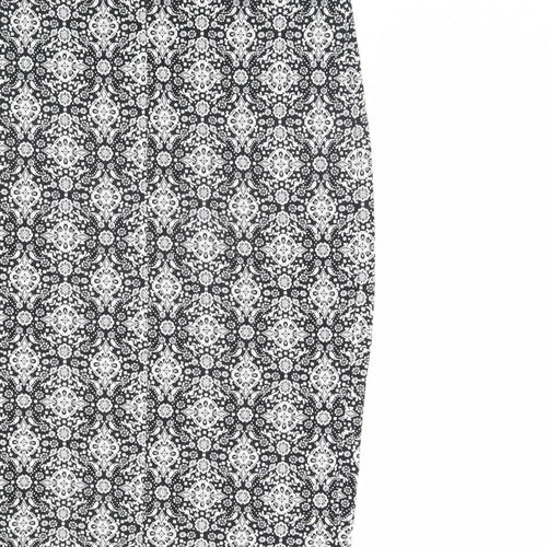 George Womens White Fair Isle  Bandage Skirt Size 10