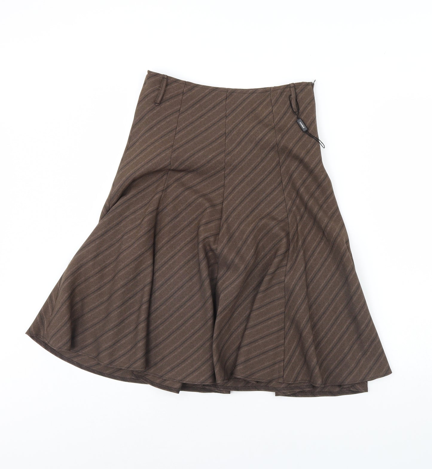 Papaya Womens Brown   Flare Skirt Size 10