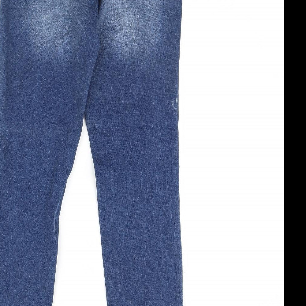 NEXT Womens Blue  Denim Straight Jeans Size 10 L30 in