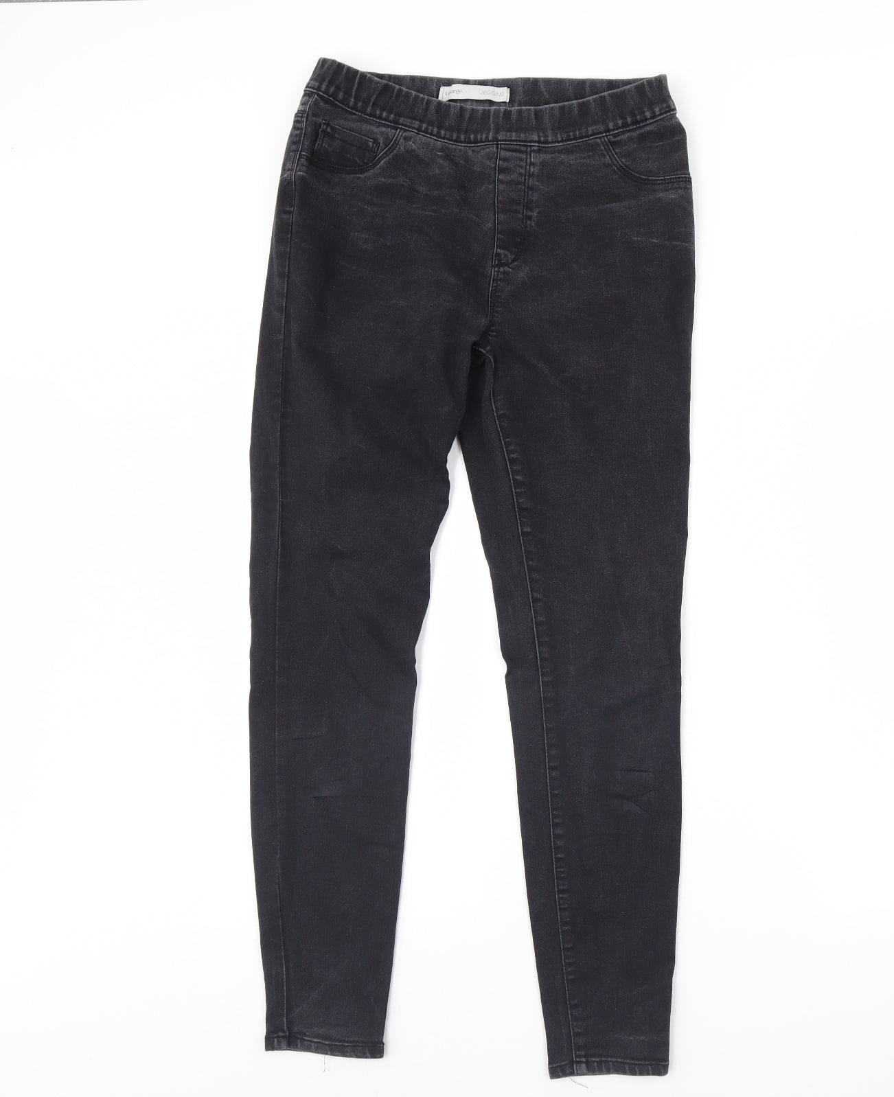 George Womens Black  Denim Jegging Jeans Size 10 L29 in