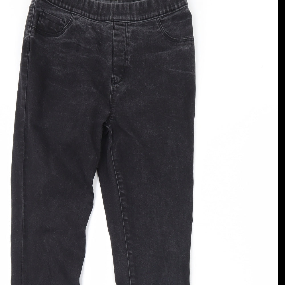 George Womens Black  Denim Jegging Jeans Size 10 L29 in