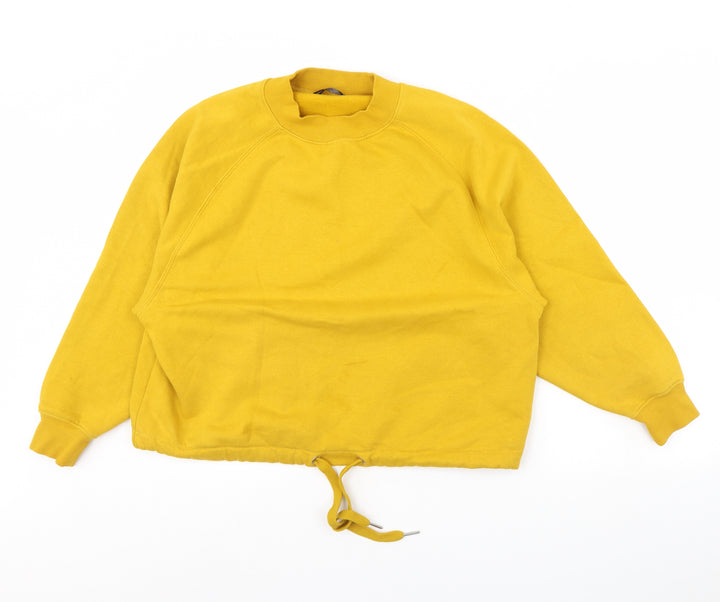 F&F Womens Yellow Pullover Jumper Size 10