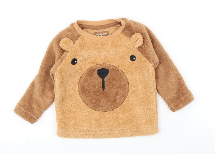 Primark Baby Brown Pullover Jumper Size 6-9 Months