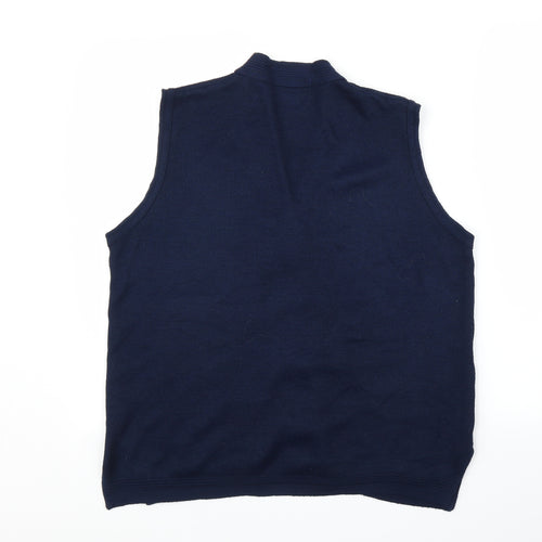 Prauna Womens Blue   Vest Jumper Size M