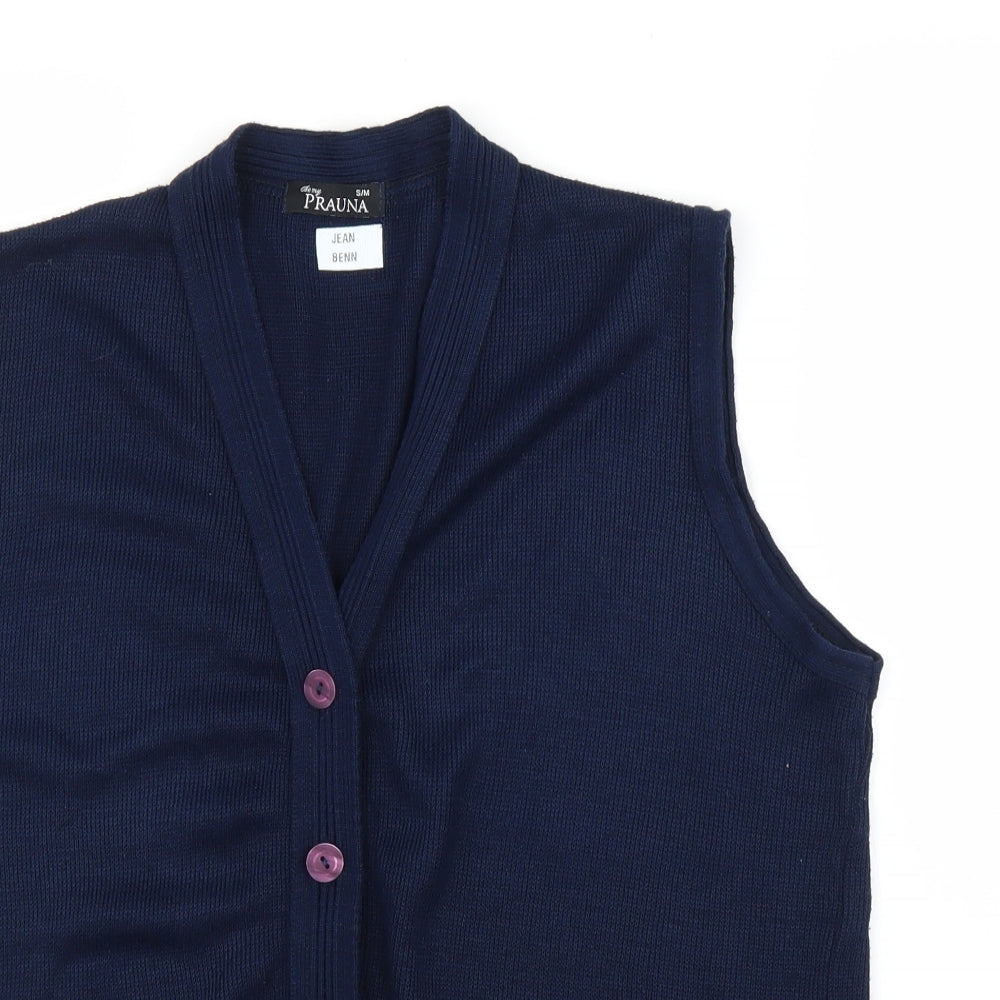Prauna Womens Blue   Vest Jumper Size M