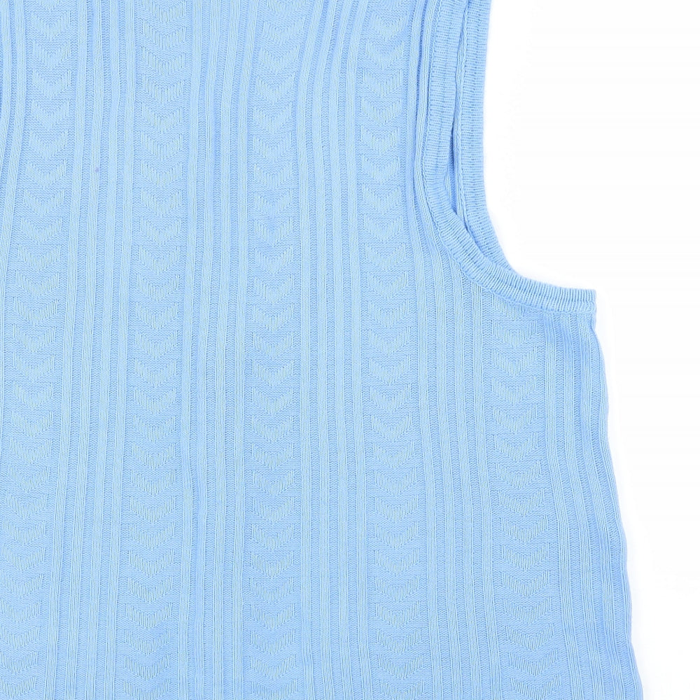 Preworn Womens Blue   Vest Jumper Size 14