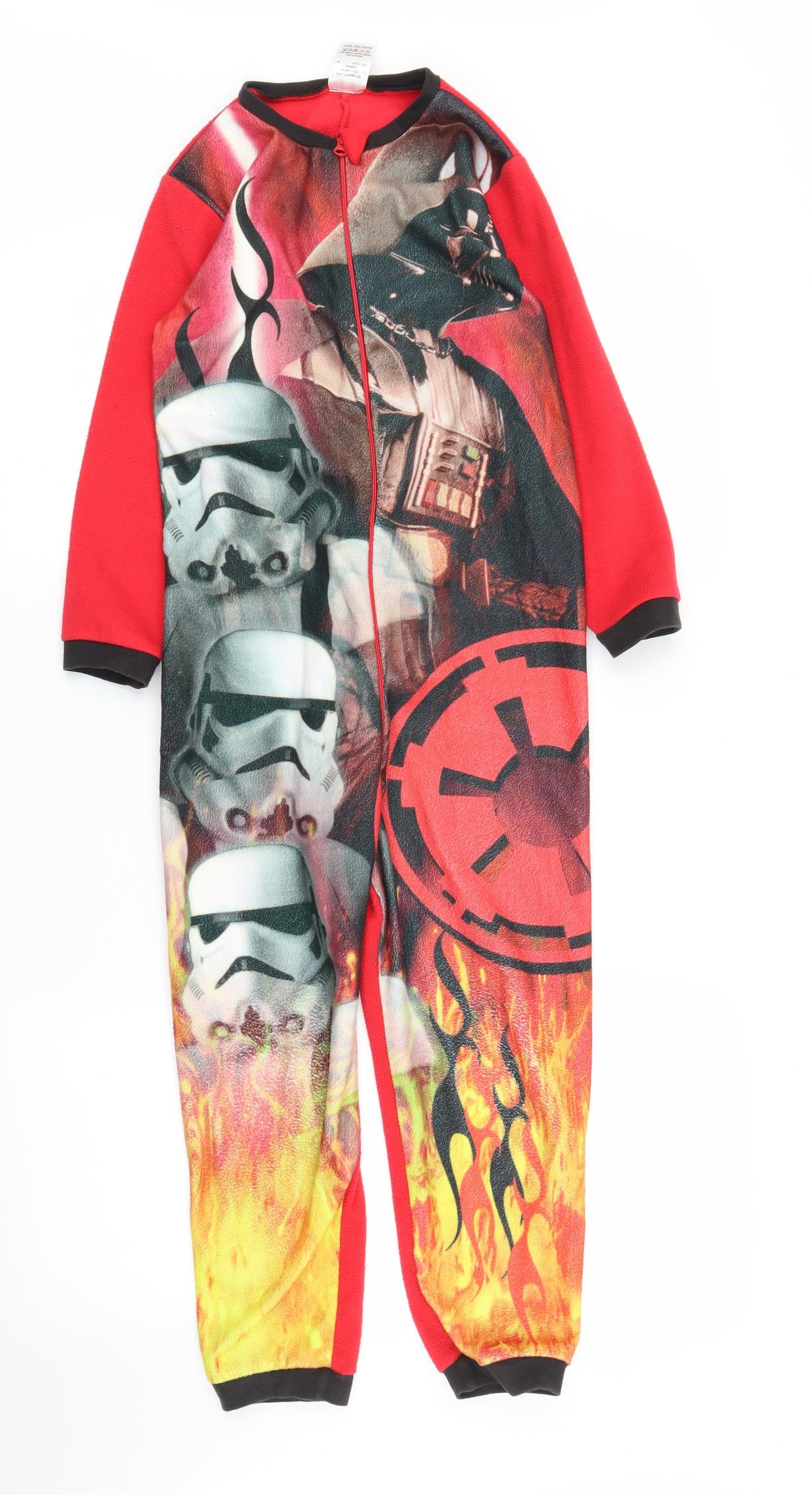 Star Wars Boys Red Solid   One Piece Size 7-8 Years