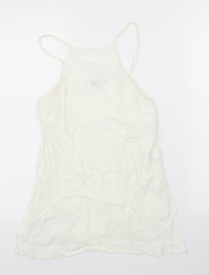 Topshop Womens White   Camisole Blouse Size 6
