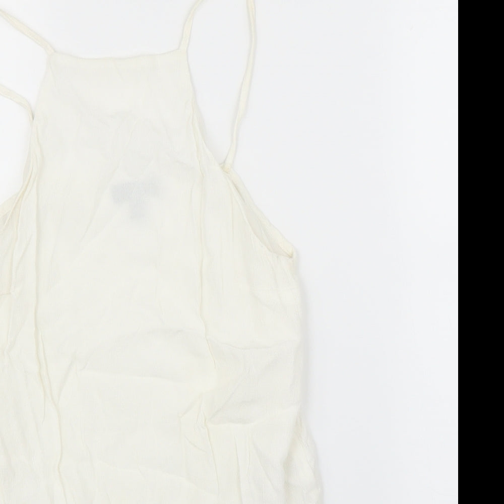 Topshop Womens White   Camisole Blouse Size 6