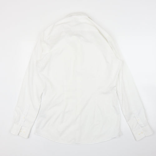 NEXT Mens White    Button-Up Size 15.5