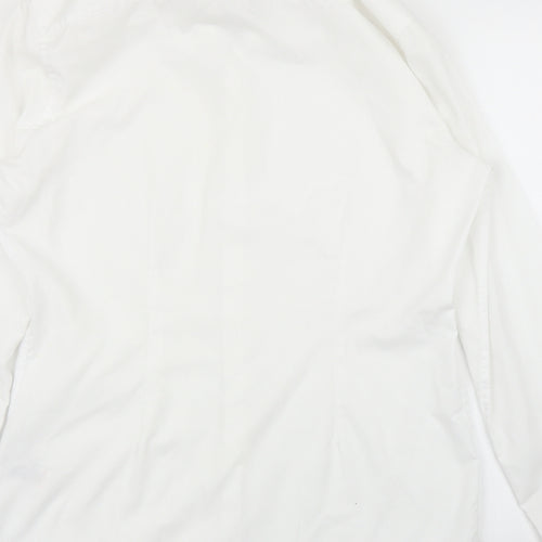 NEXT Mens White    Button-Up Size 15.5