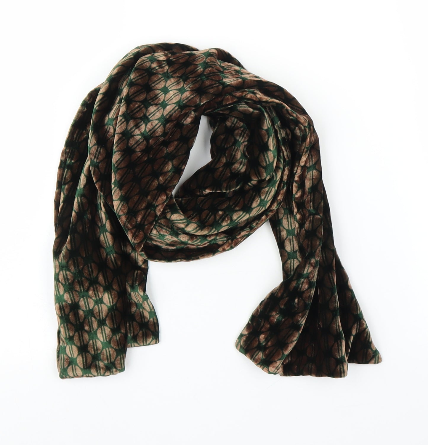 Preworn Womens Green    Scarf
