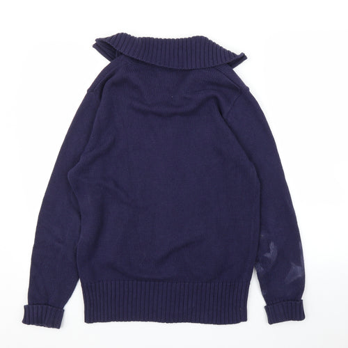 Papaya Womens Blue   Full Zip Jumper Size 16