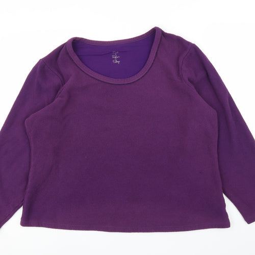 M&S Womens Purple   Pullover Jumper Size 16