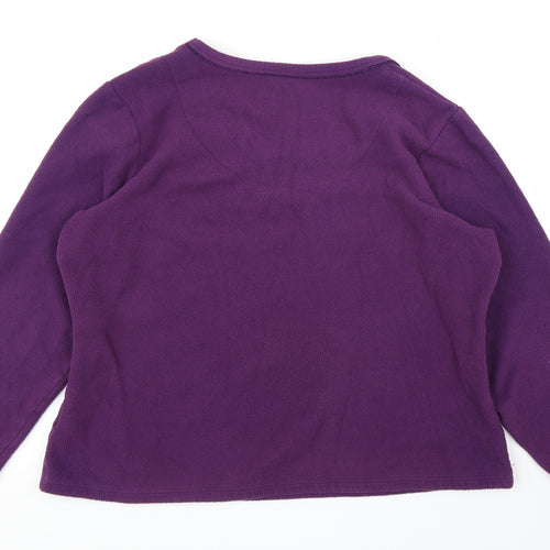 M&S Womens Purple   Pullover Jumper Size 16