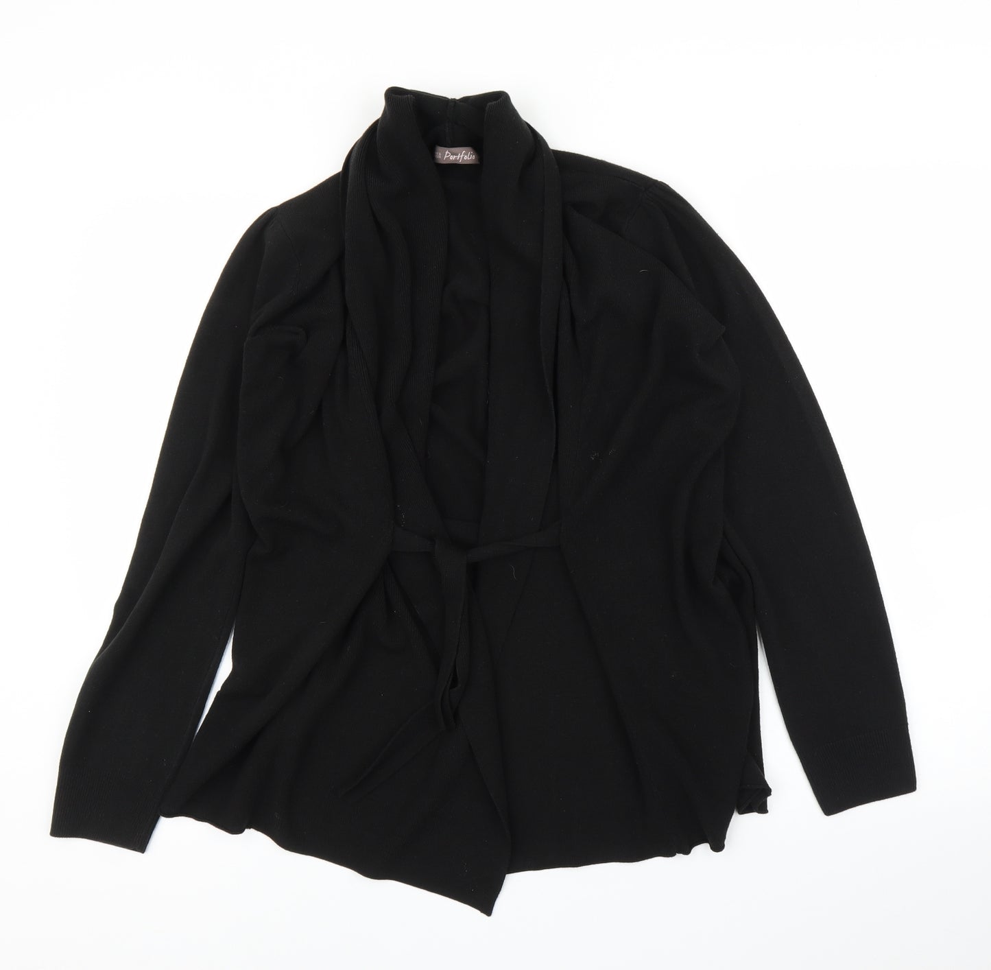 M&S Womens Black   Cardigan Jumper Size 16