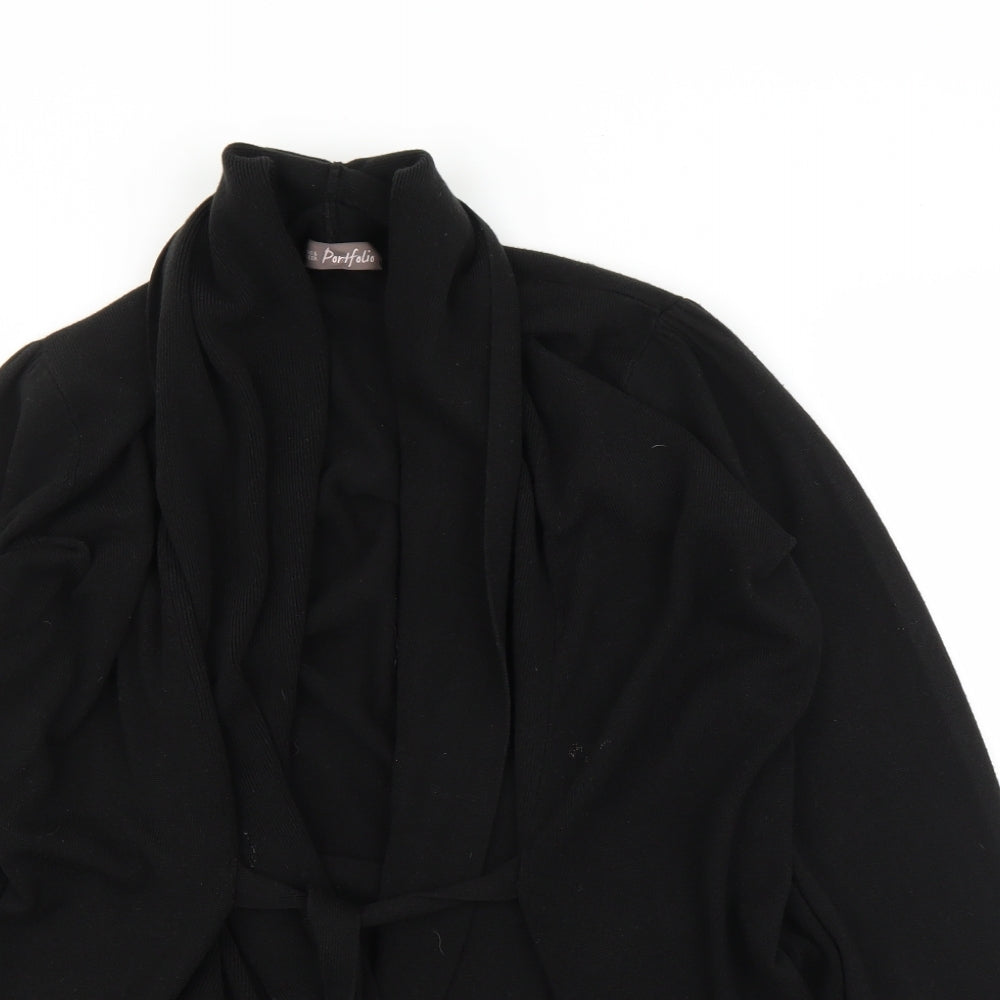 M&S Womens Black   Cardigan Jumper Size 16