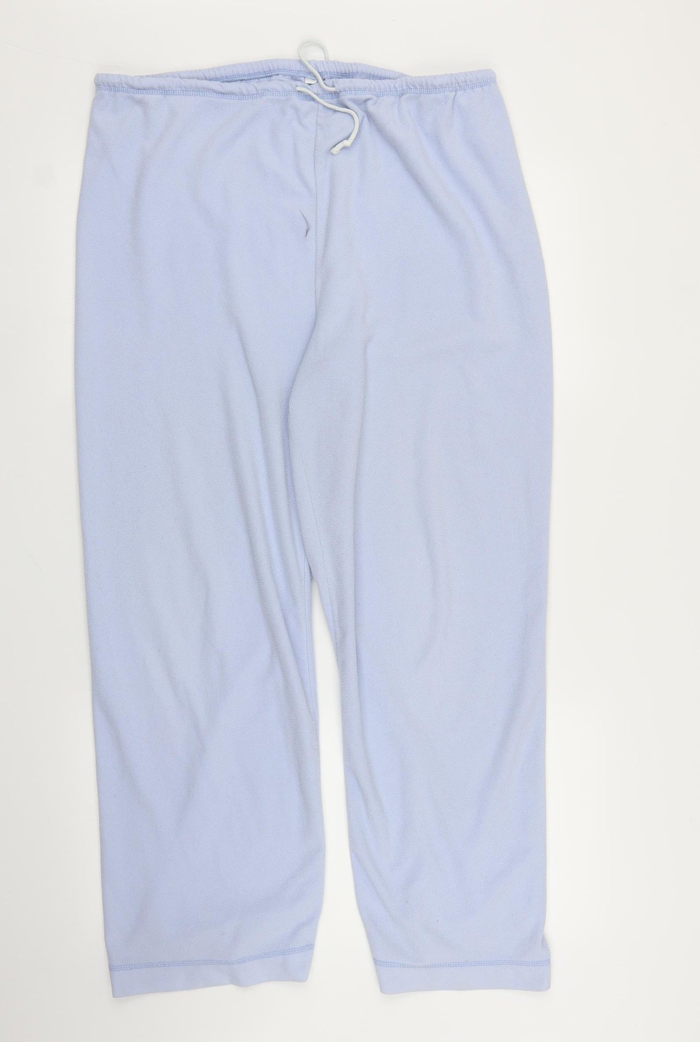 Preworn Womens Blue Solid  Chemise Pyjama Pants Size L