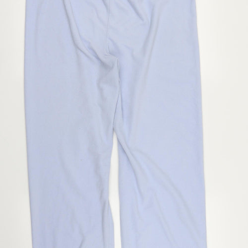 Preworn Womens Blue Solid  Chemise Pyjama Pants Size L