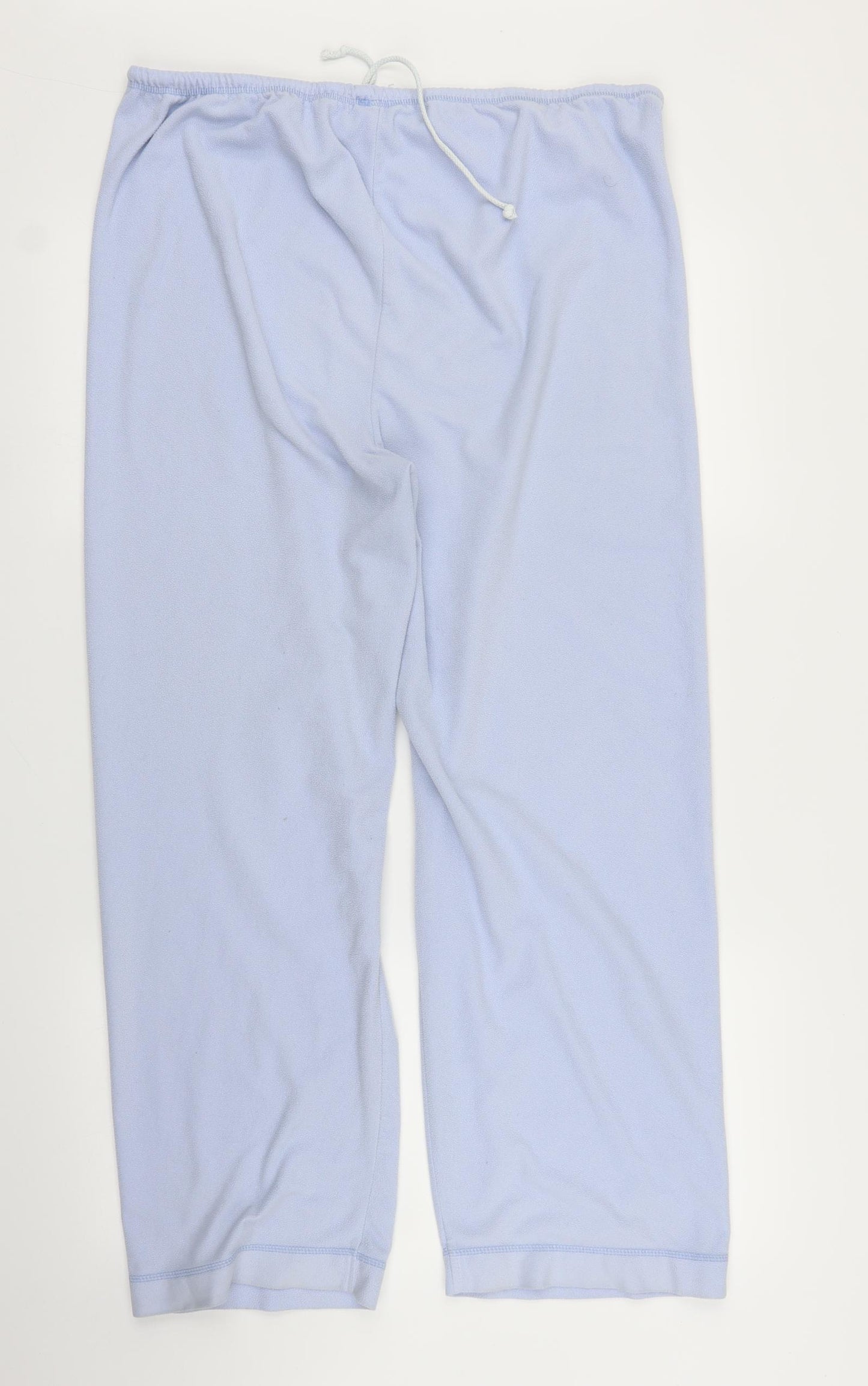 Preworn Womens Blue Solid  Chemise Pyjama Pants Size L