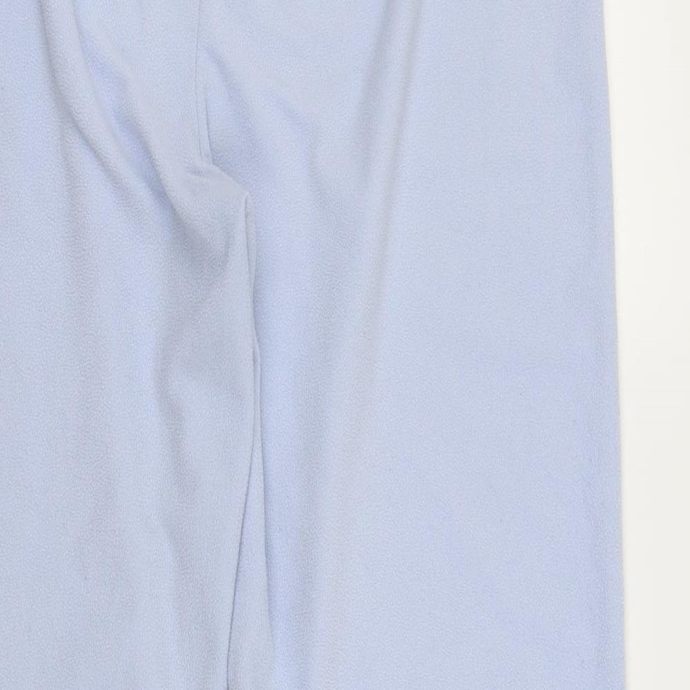 Preworn Womens Blue Solid  Chemise Pyjama Pants Size L