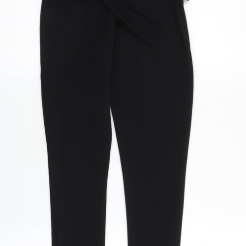 Boohoo Womens Black   Carrot Trousers Size 6 L24 in