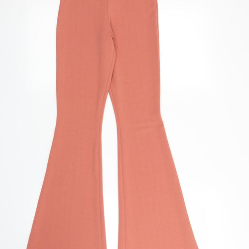 Boohoo Womens Pink   Sweatpants Trousers Size 6 L30 in