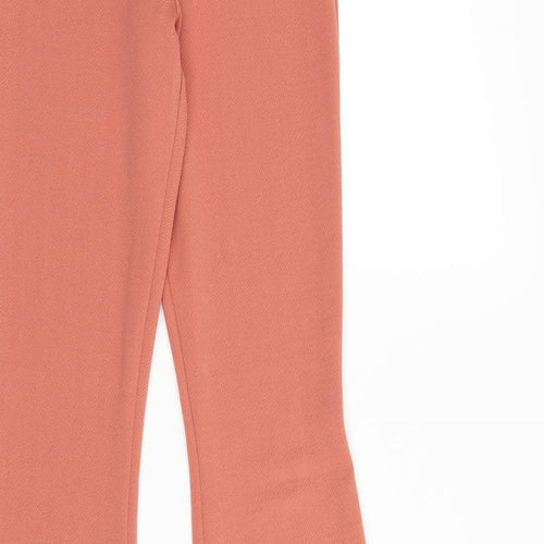 Boohoo Womens Pink   Sweatpants Trousers Size 6 L30 in
