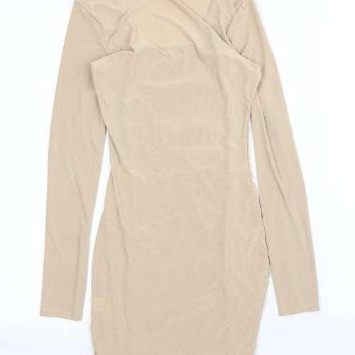 Preworn Womens Beige   Bodycon  Size 6