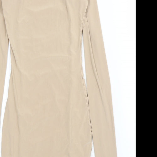 Preworn Womens Beige   Bodycon  Size 6
