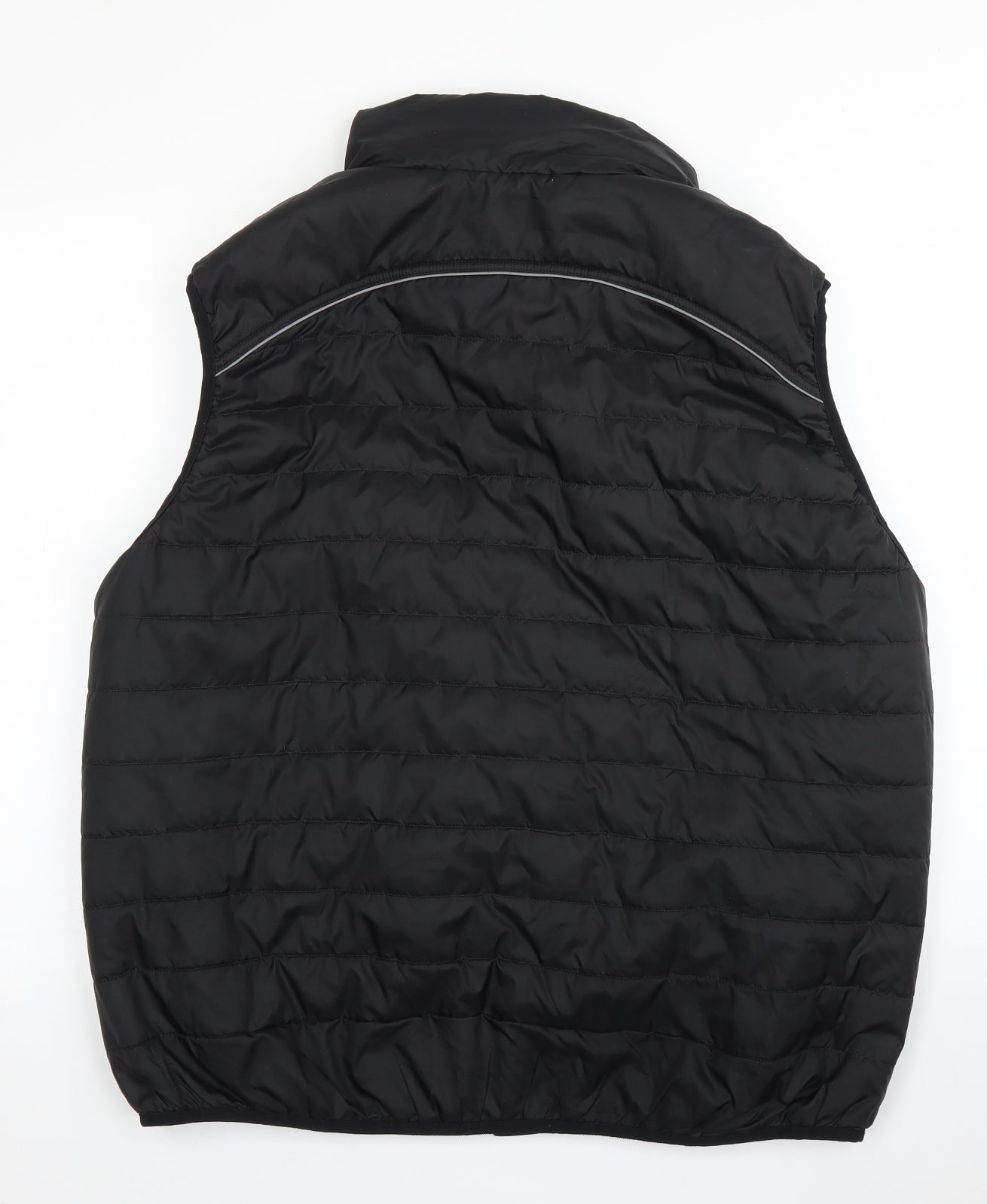 DECATHLON Mens Black   Gilet Coat Size 2XL