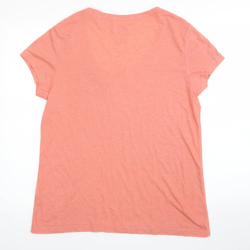 Jack Wills Womens Pink   Basic T-Shirt Size 4