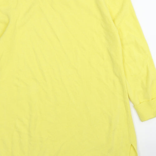 F&F Womens Yellow   Pullover Jumper Size 10