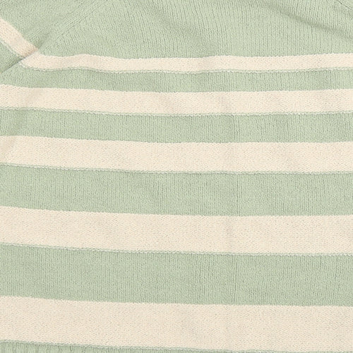 Berkertex Womens Green Striped  Pullover Jumper Size 20