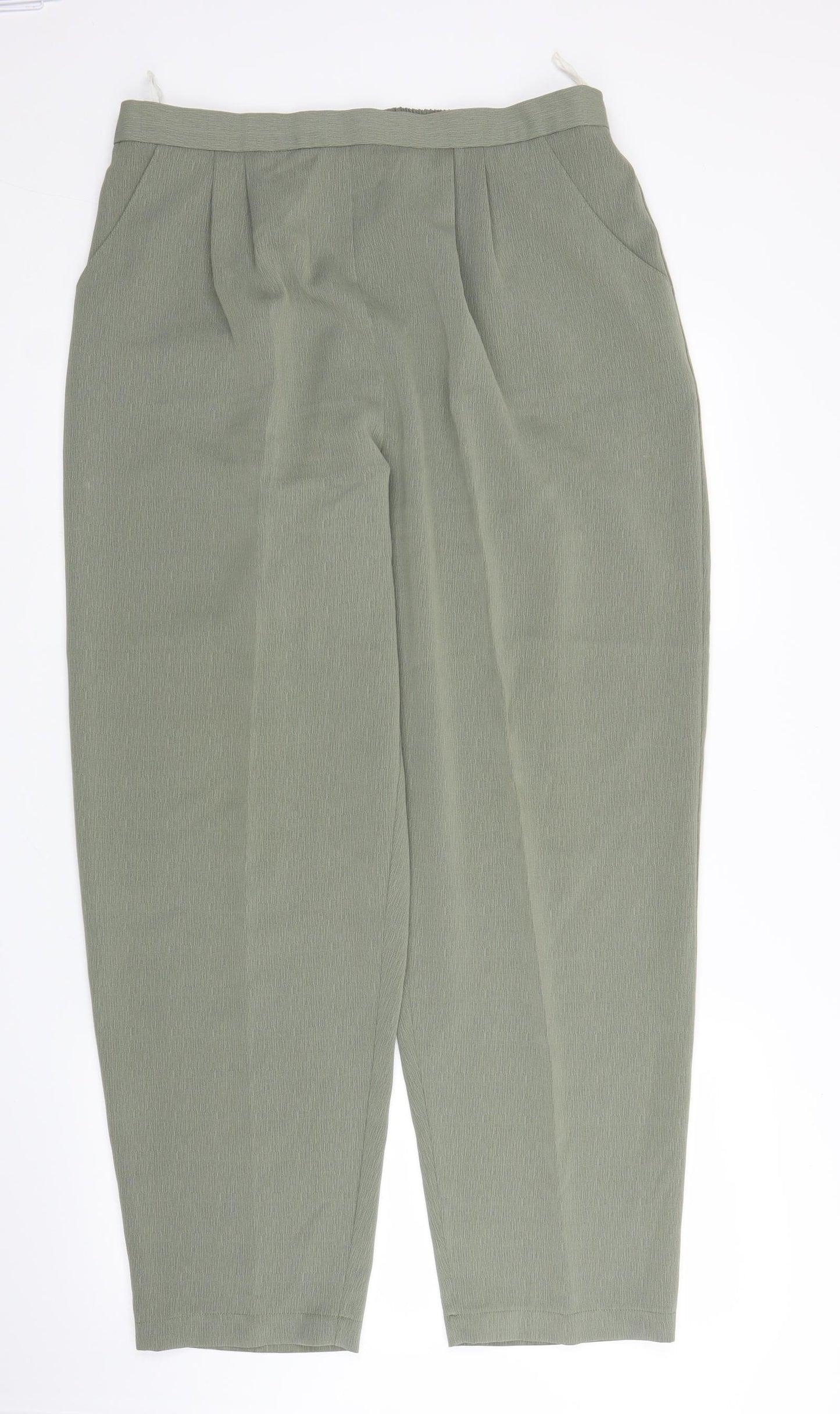 Design Essentials Womens Green   Capri Trousers Size 20 L26 in