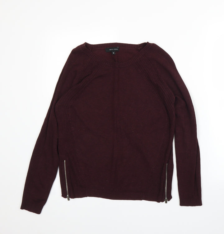 New Look Womens Purple   Pullover Jumper Size 12